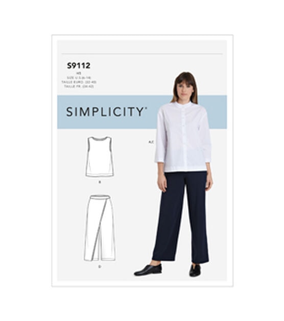 Simplicity S9112 Size 6 to 14 Misses Sportswear Sewing Pattern