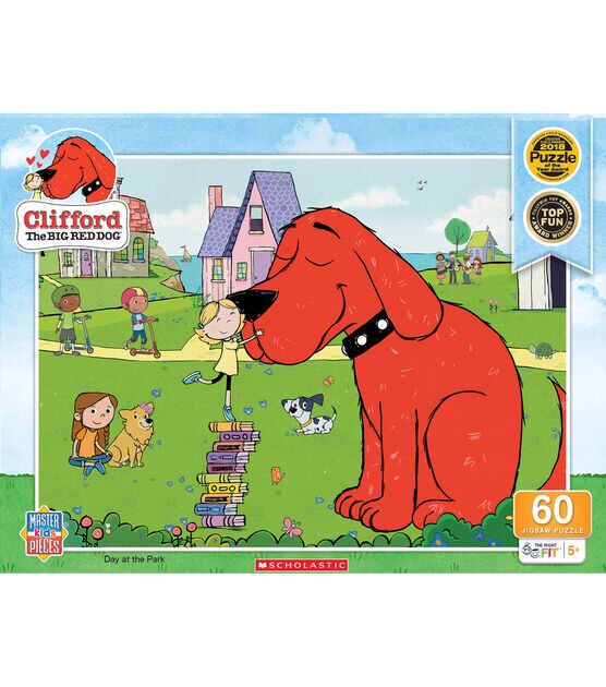 MasterPieces 19" x 14" Clifford Day at the Park Jigsaw Puzzle 60pc