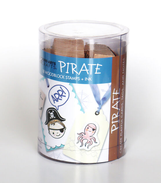 Hero Arts Ink 'n Stamp Tub Pirate, , hi-res, image 2