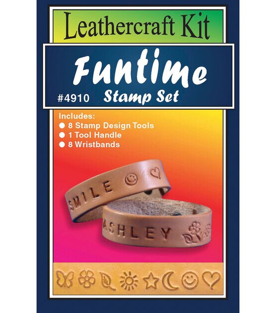 Leather Craft Kit Funtime Stamp Set