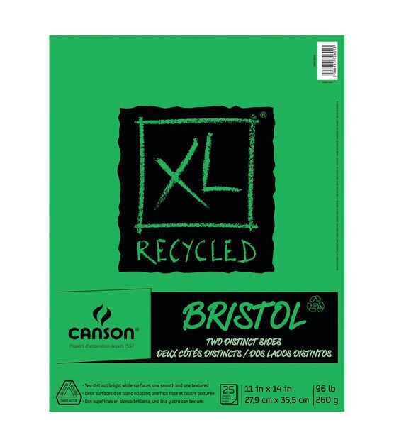 Canson Smooth Vellum Bristol Paper Pad 11"X14"