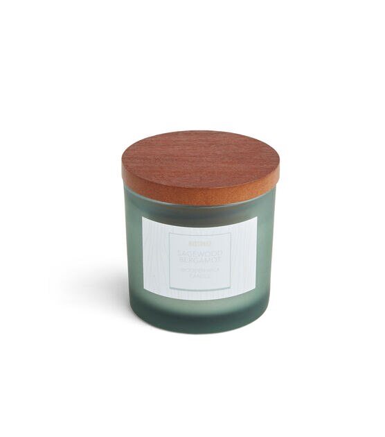 Haven St. Candle Co. 5 oz Sagewood Bergamot Scented Wooden Wick Candle