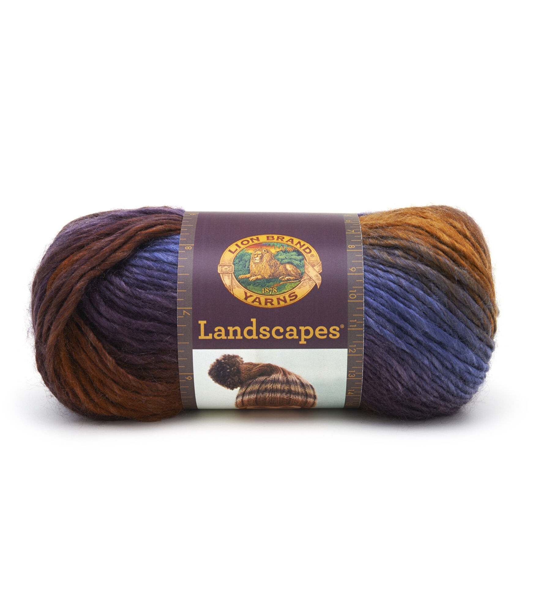 Lion Brand Landscapes 147yds Worsted Acrylic Yarn, Mountain Range, hi-res