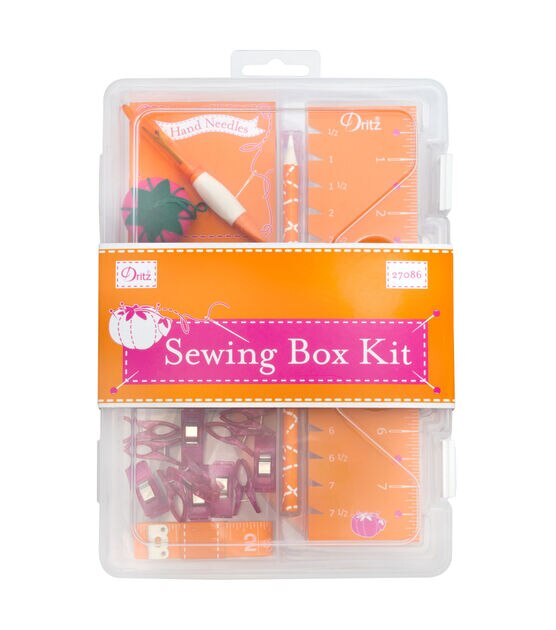 Top Notch 38pc Sewing Essentials Travel Kit with Pouch - Navy Solid - Sewing Tools - Sewing Supplies