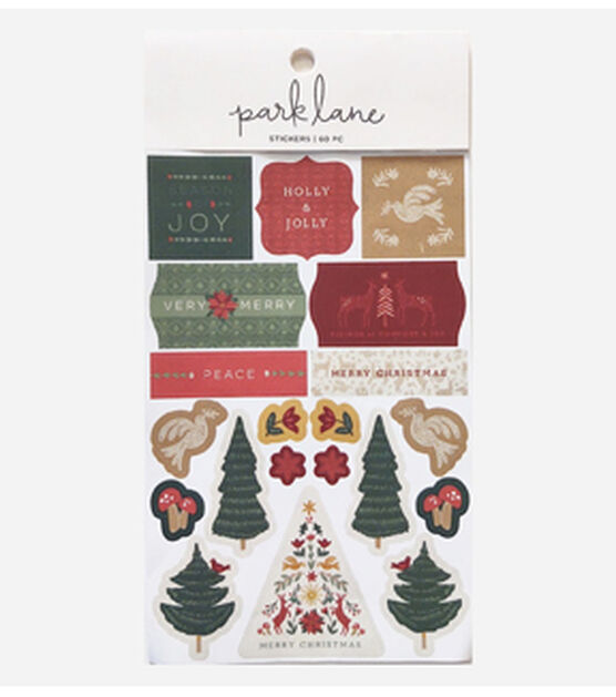 Park Lane New Traditions Holiday 60ct Sticker Sheets 3pk