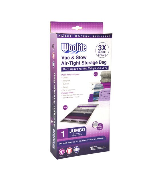 Woolite 35" x 48" Air Tight Vacuum Storage Bag