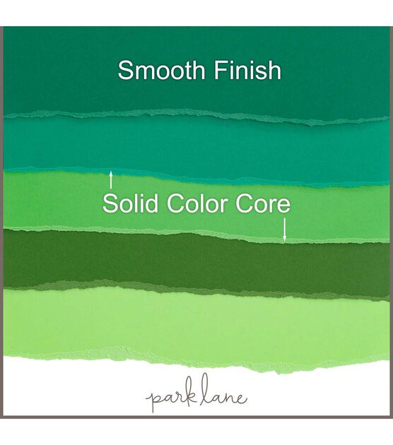 50 Sheet 8.5" x 11" Green Solid Core Cardstock Paper Pack by Park Lane, , hi-res, image 6
