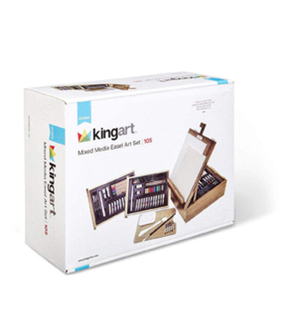 KINGART Studio Series Mixed Media Sketchbox Easel Stand, , hi-res, image 7