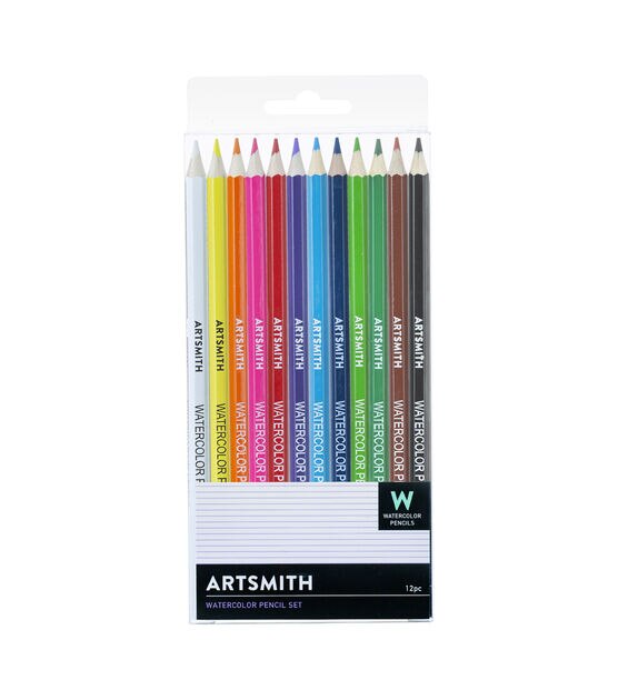 12ct Multi Color Watercolor Pencils by Artsmith