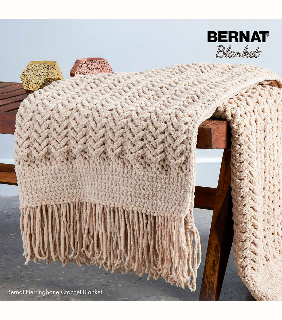 Bernat Blanket Big Ball Yarn - Blush Pink