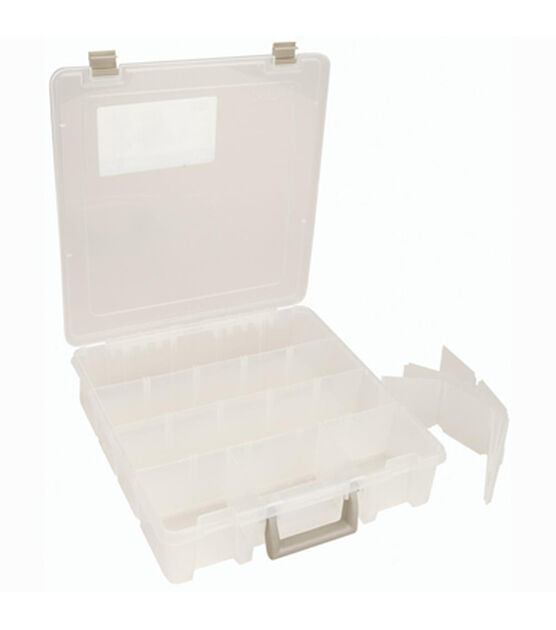 ArtBin 15" Super Satchel Clear Plastic Box With 12 Removable Dividers, , hi-res, image 2