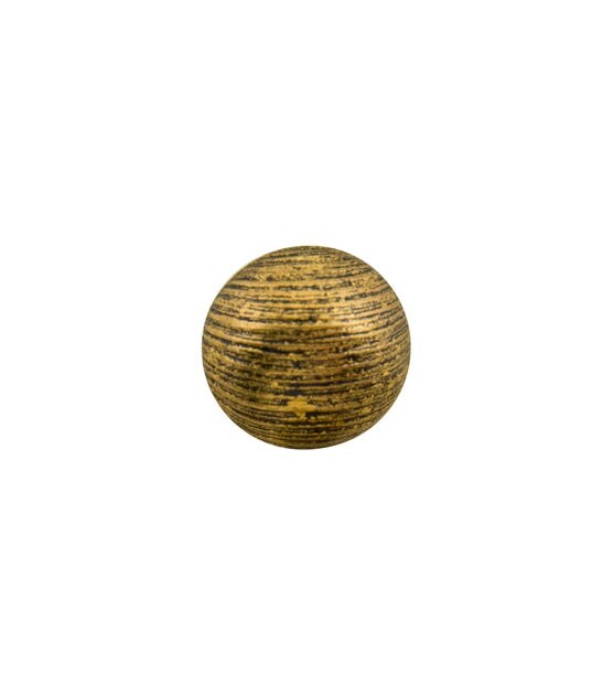 La Mode 1/2" Gold Round Shank Buttons 4pk, , hi-res, image 2
