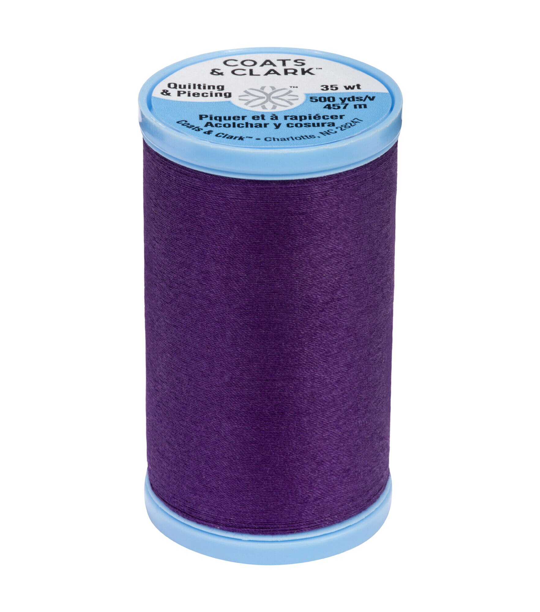 Coats & Clark Quilting Piecing Thread, Coats Quilting Piecing Purple, hi-res
