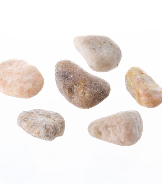 Panacea 32oz Peach Polished Decorative Rocks, , hi-res, image 3