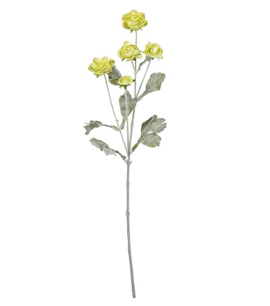 27" Green Ranunculus Stem by Bloom Room, , hi-res, image 1