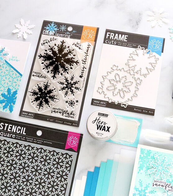 Snowflake Signature Metal Stamp Pack