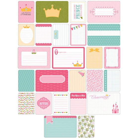 Project Life Themed Cards 40 Pkg Princess