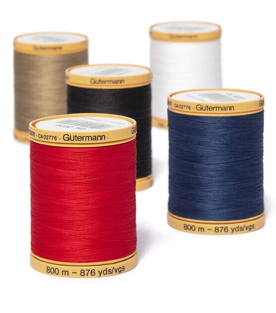 Gutermann Natural Cotton Thread Solids 876 yd, , hi-res, image 1