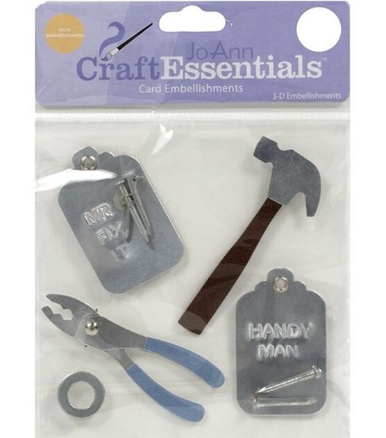 Craft Essentials Tool Time Embellishments
