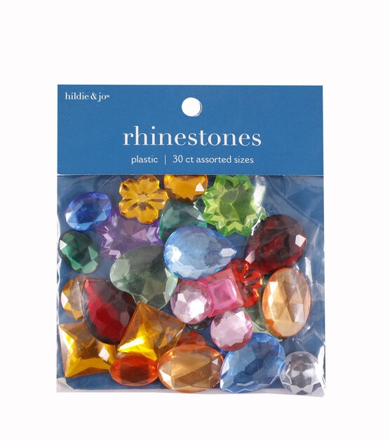 Craft Designer Assorted Shape Gemstones 22gr Multi by hildie & jo