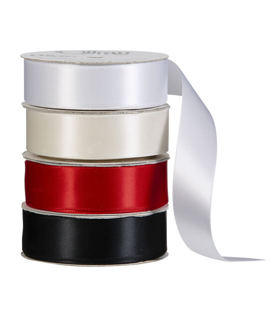 Offray 7/8"x21' Double Faced Satin Solid Ribbon, , hi-res, image 1