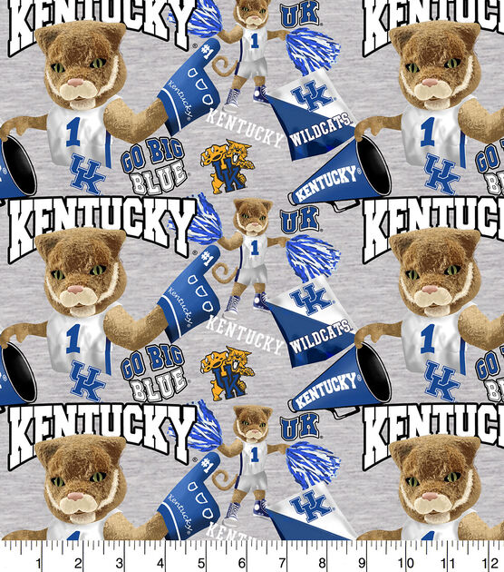 University of Kentucky Wildcats Cotton Fabric Collegiate Mascot, , hi-res, image 2