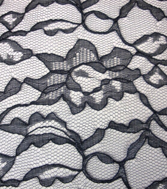 Black Lace Fabric by Casa Collection, , hi-res, image 2