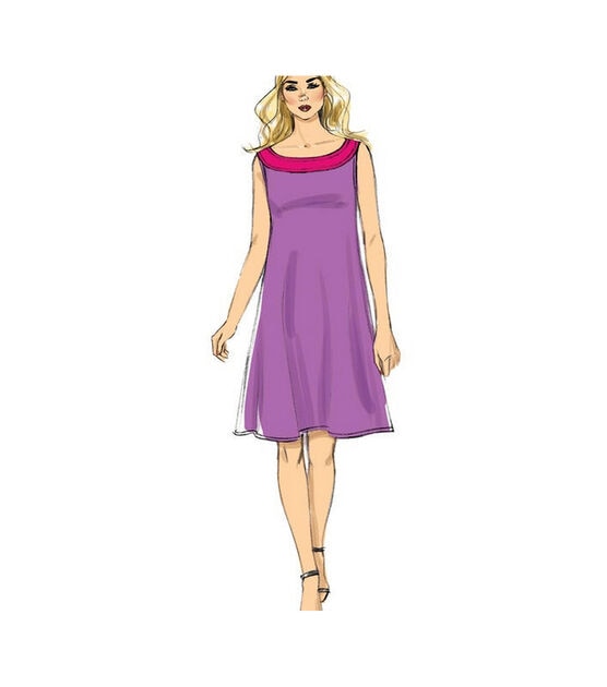 Butterick B6653 Size 6 to 14 Misses Dress Sewing Pattern, , hi-res, image 4