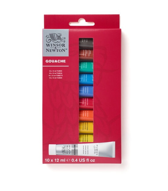 Winsor & Newton Introduction to Fine Art Gouache Colour 10ct 12ml