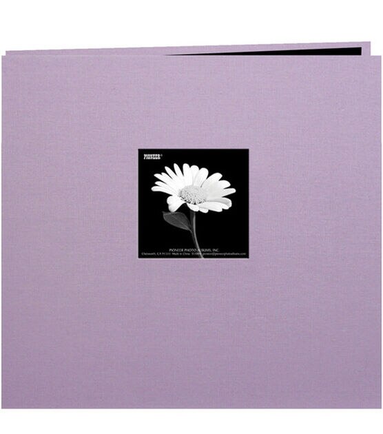 Pioneer 8''x8'' Cloth Postbound Album, , hi-res, image 1