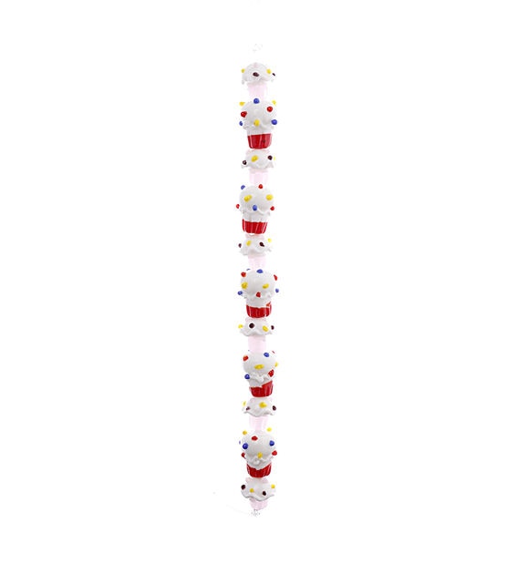 Multicolor Cupcake Glass Bead Strand by hildie & jo, , hi-res, image 3