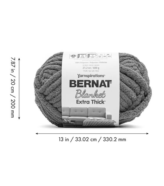 Bernat Blanket Extra Thick 72yds Jumbo Polyester Yarn, , hi-res, image 8