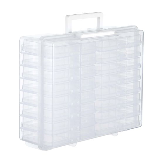 12 x 15 Clear Plastic Photo & Craft Keeper With Handle by Top Notch