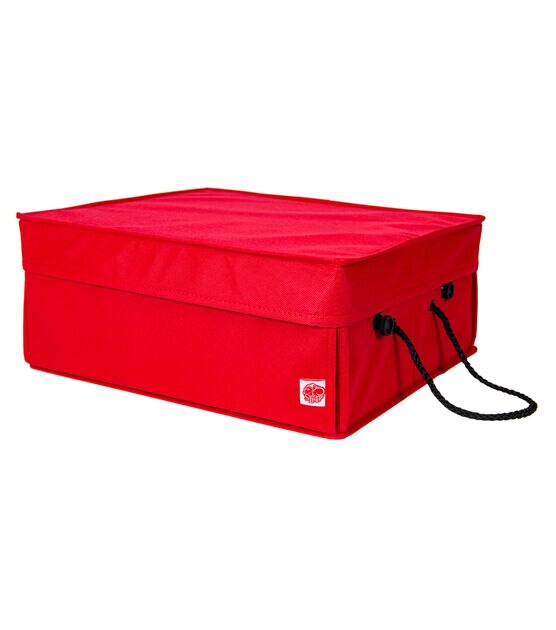 Santa's Bags Red 12 Ribbon Storage Box, , hi-res, image 7