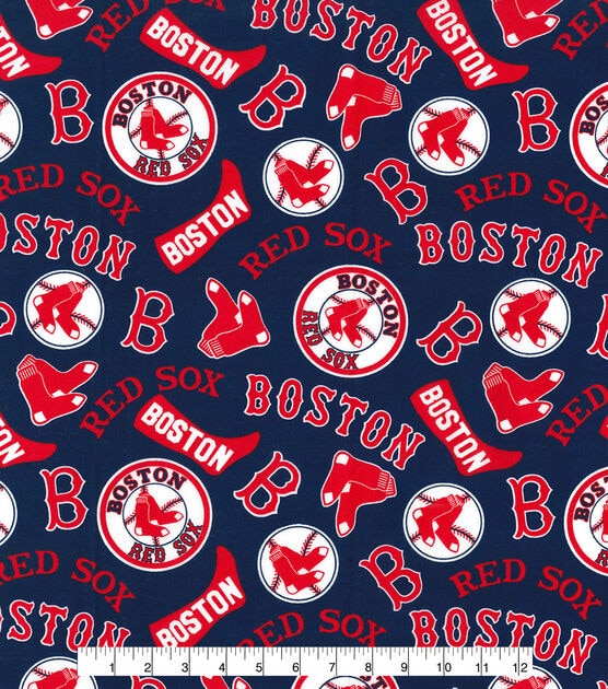 Fabric Traditions Cooperstown Boston Red Sox Cotton Fabric, , hi-res, image 2