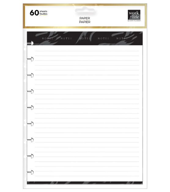 Happy Planner Classic 60 Sheet Work + Life FIller Paper