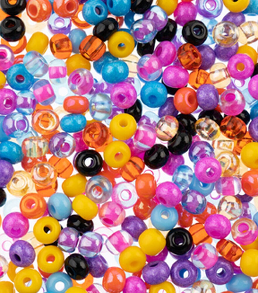 John Bead Czech Glass Beads 24G 6/0, Candy Shop, swatch, image 31