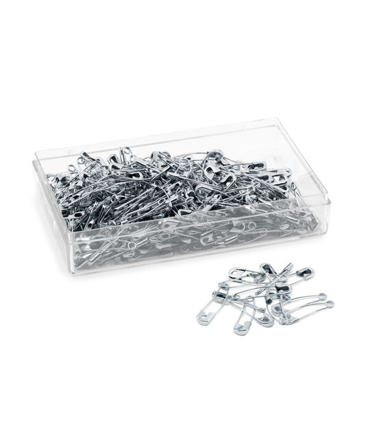 Dritz 1-1/16" Curved Safety Pins, Nickel-Plated Steel, 300 pc, , hi-res, image 5