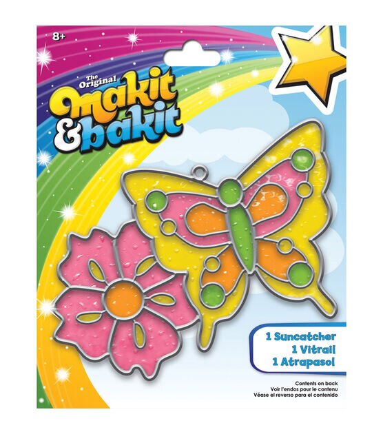 Makit & Bakit Suncatcher Kit Butterfly & Flower