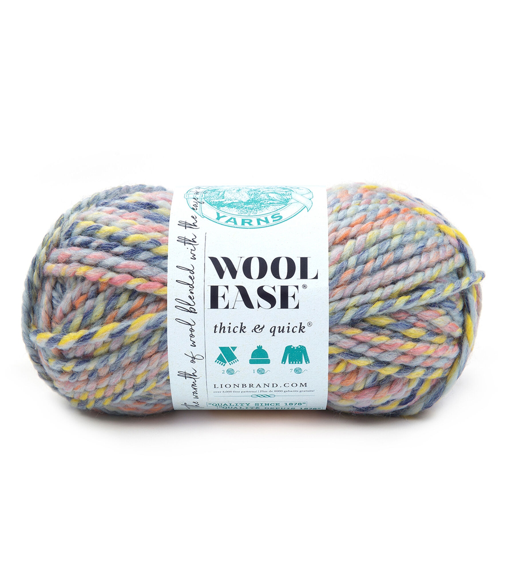 Lion Brand Wool Ease Thick & Quick Super Bulky Acrylic Blend Yarn, Dreamcatcher, hi-res