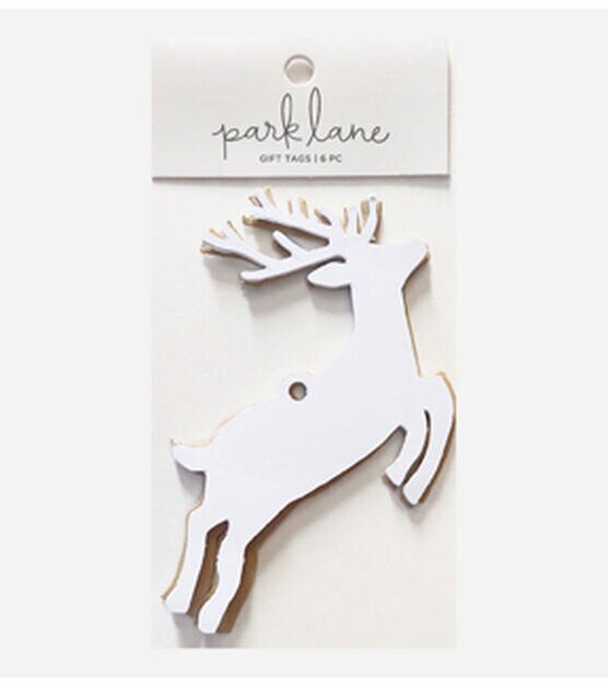 Park Lane Holiday Reindeer Gift Tags 6ct