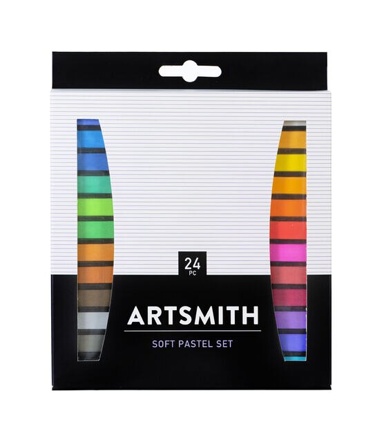 24pk Rainbow Soft Pastels by Artsmith