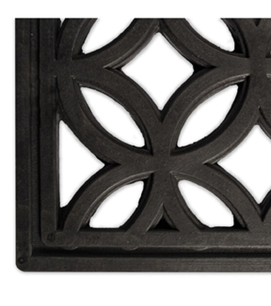 Design Imports Lattice Rubber Doormat 18" x 30", , hi-res, image 3