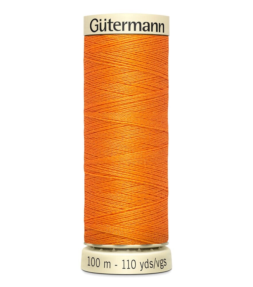 Gutermann Sew All Polyester Thread 110 Yards, 462 Tangerine, swatch