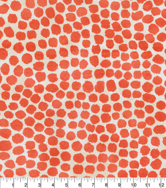 Genevieve Gorder Outdoor 6"x6" Fabric Swatch Puff Dotty Coral