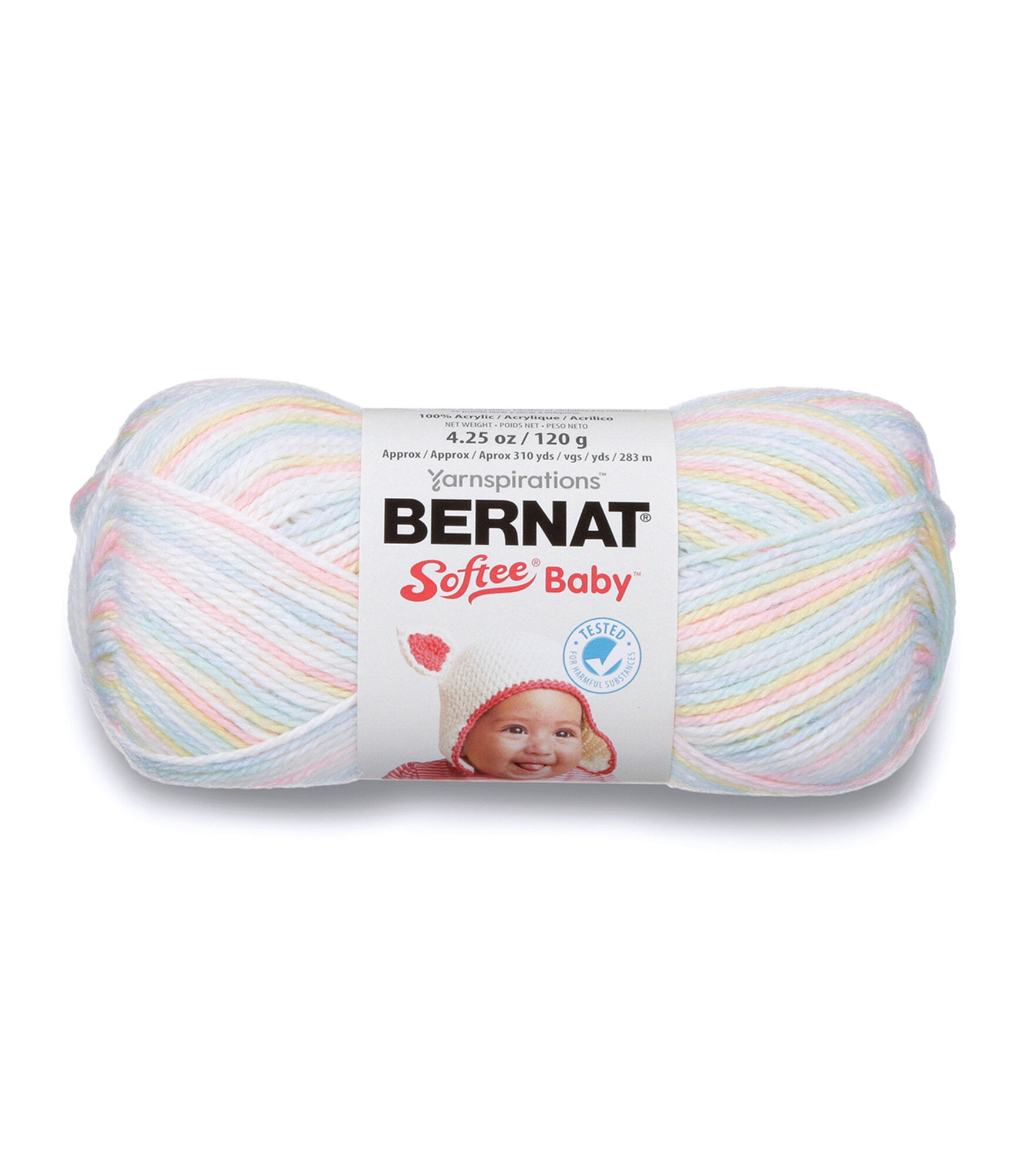 Bernat Softee Baby Ombre Light Weight Acrylic Yarn, Baby Ombre, hi-res