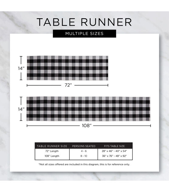 Design Imports Lighthouse Plaid Table Runner 14X72, , hi-res, image 8