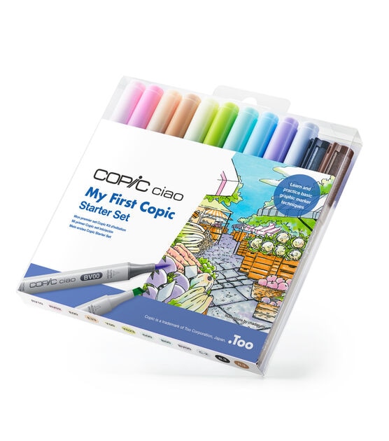 Copic COPIC Ciao Marker My First Copic Starter Set, 12-Piece Set, , hi-res, image 3