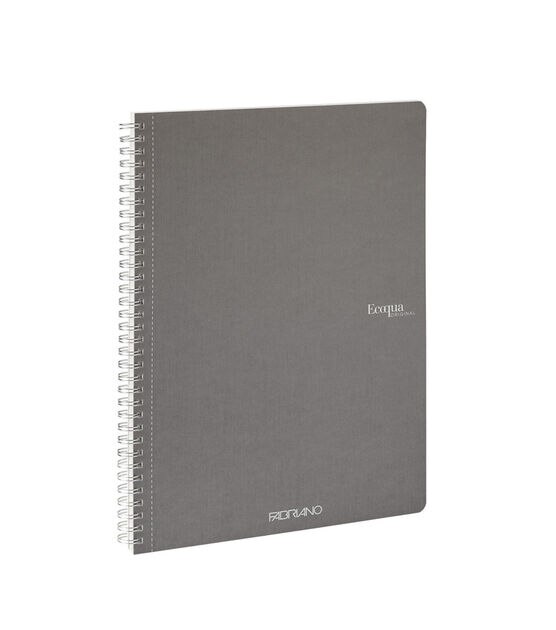 Fabriano 70 Sheet Grey EcoQua Spiral-Bound Notebook 8.27" x 11.69", , hi-res, image 3