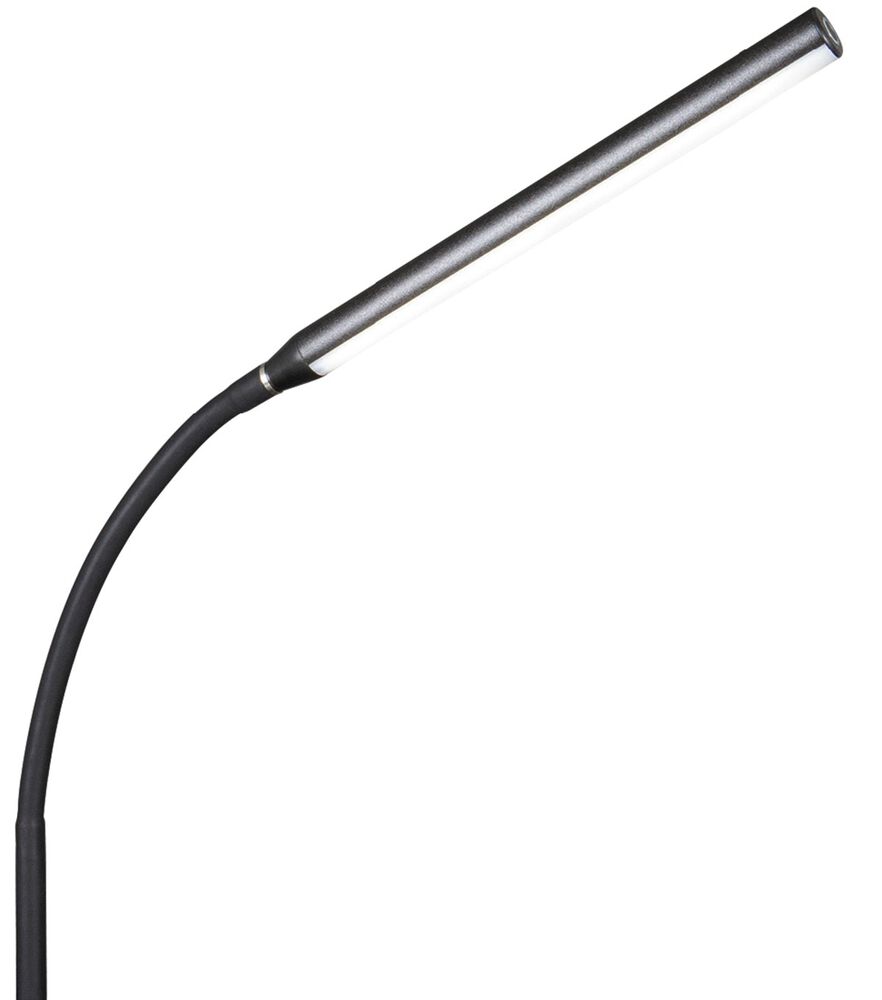 OttLite 27" LED Adjustable Extended Reach Desk Lamp, Black, swatch, image 1